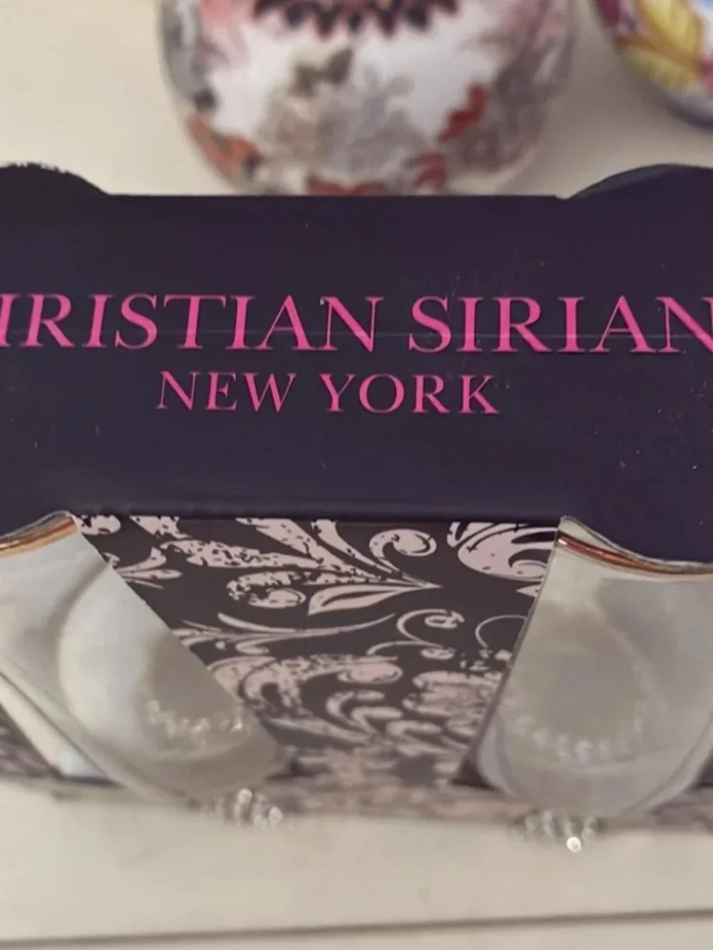 Christian Siriano Barware Lot Flutes & Cordial Shot Glasses | Rhinestones | Gold - Picture 6 of 8